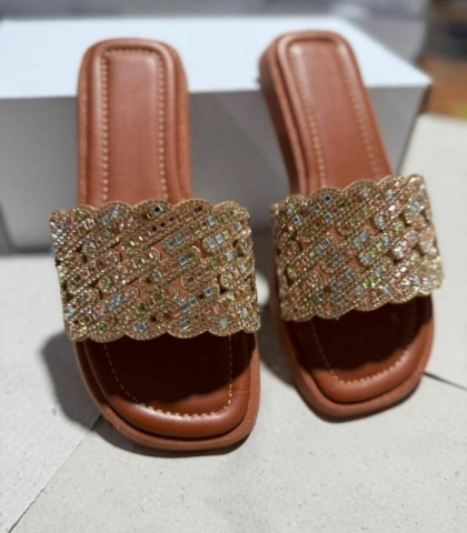 FLAT CARAMELO / MANTA STRASS