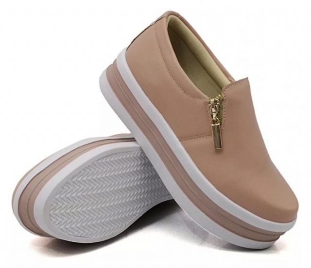 TÃ?NIS ROSÃ?  / ZÃPER LATERAL / SOLA ALTA