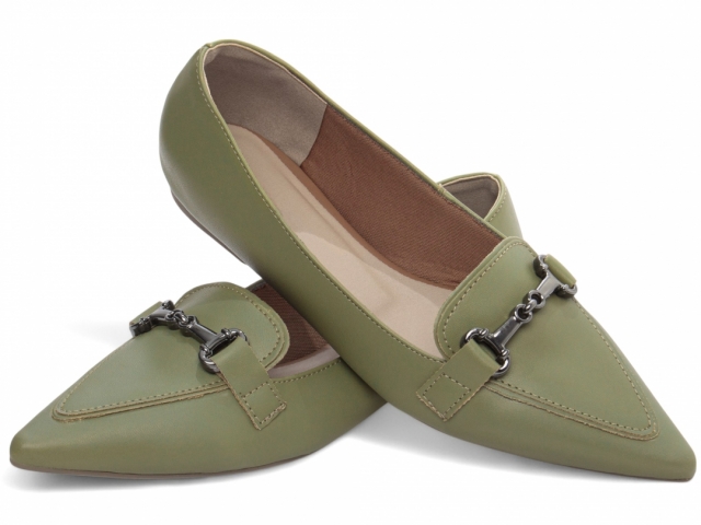 SAPATILHA MOCASSIM BICO FINO ALONGADO