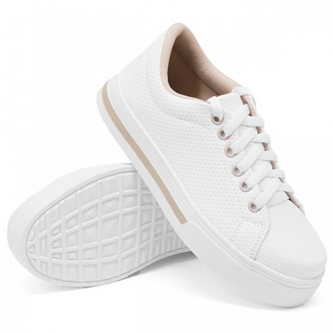 TÃ?NIS BRANCO / LISTRA ROSÃ?