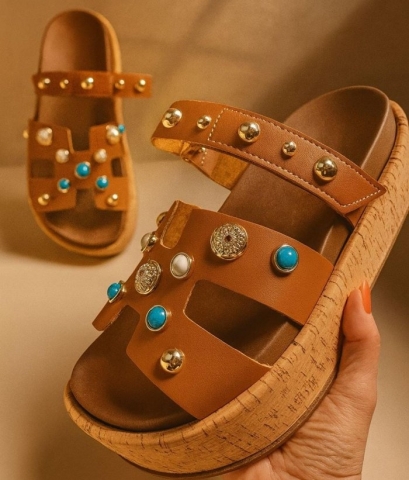 TAMANCO ANABELA CARAMELO / SALTO CORTIÃ?A / APLICAÃ?Ã?O PEDRARIA