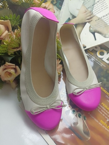 SAPATILHA BAG PINK E OFF / BICO REDONDO