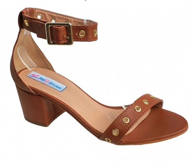 SANDÃLIA CARAMELO / ILHOSES / SALTO BLOCO