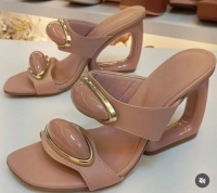 TAMANCO NUDE / SALTO VAZADO / ENFEITES