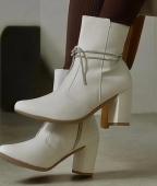 BOTA OFF WHITE / SALTO BLOCO