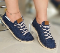 TÃ?NIS JEANS / SOLA FLEXÃVEL